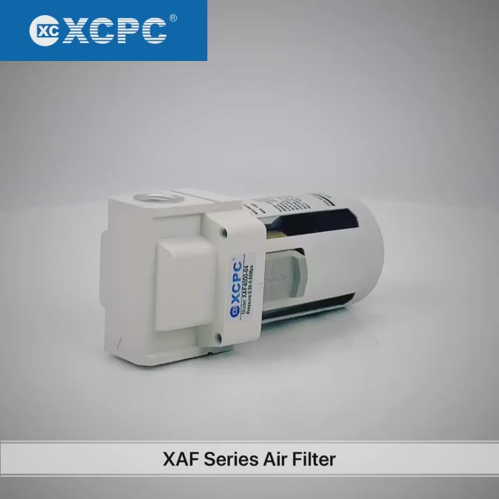 AF Series Large Size Compressed Air Filter Regulator Lubricator 180cc 25μ 1.0MPa